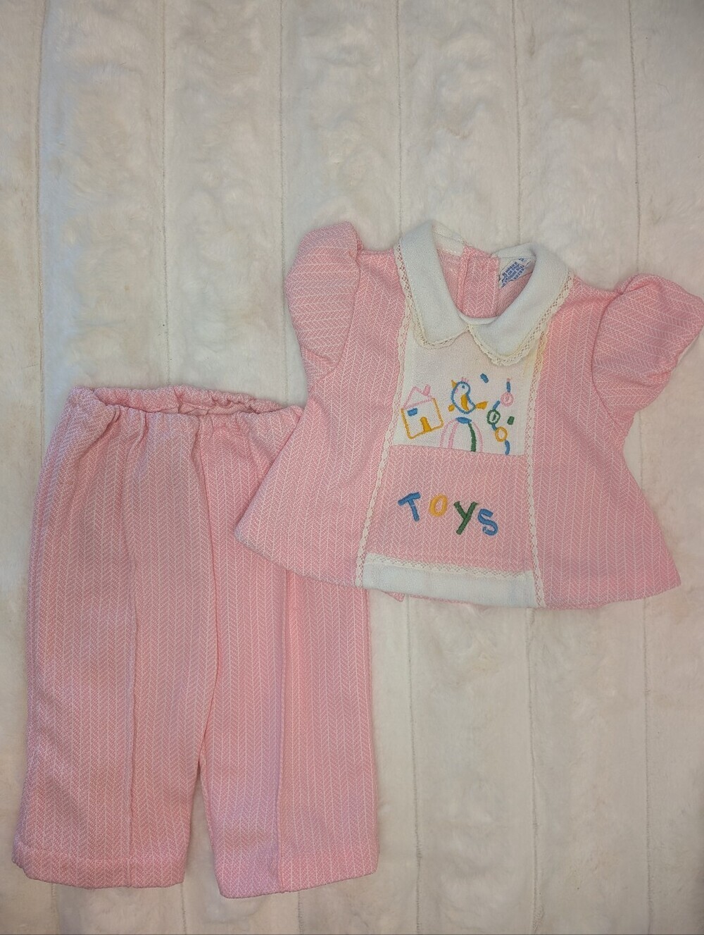 Mayfair Infant 2 Piece Vintage Collared Outfit